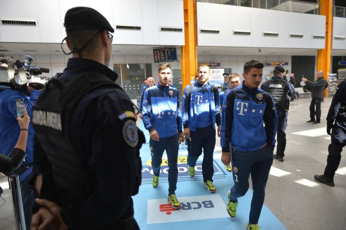 VIDEO + FOTO UPDATE "Tricolorii" au ajuns la Cluj pentru meciul cu Danemarca! Primele imagini + programul de azi