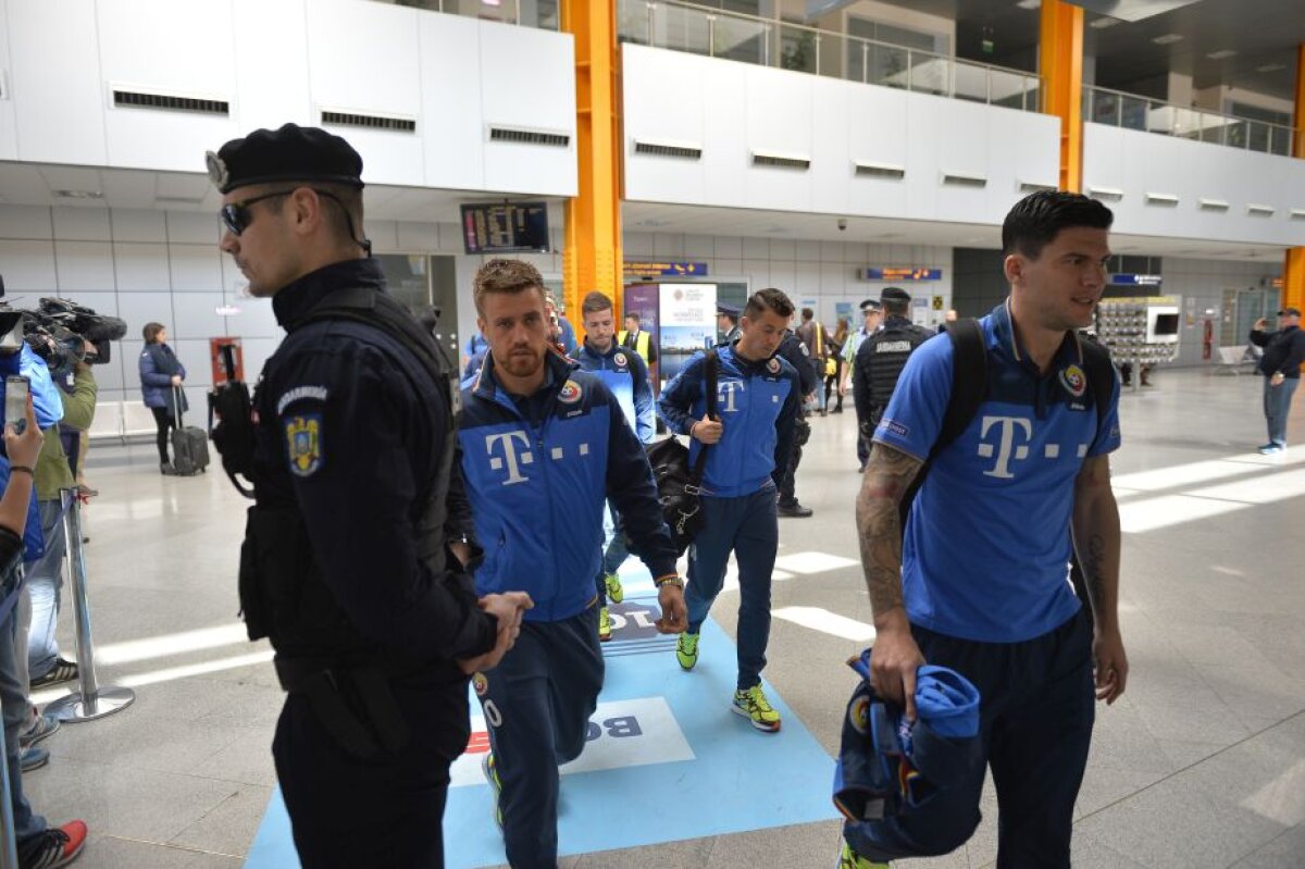 VIDEO + FOTO UPDATE "Tricolorii" au ajuns la Cluj pentru meciul cu Danemarca! Primele imagini + programul de azi