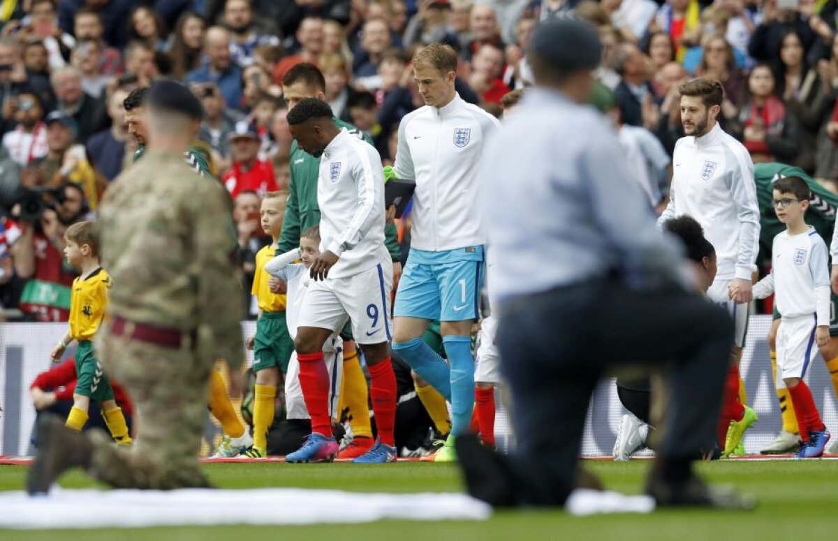 GALERIE FOTO Momente emoționante pe Wembley, înainte de meciul Anglia-Lituania