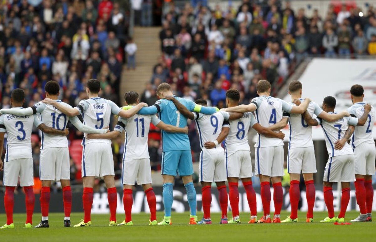 GALERIE FOTO Momente emoționante pe Wembley, înainte de meciul Anglia-Lituania