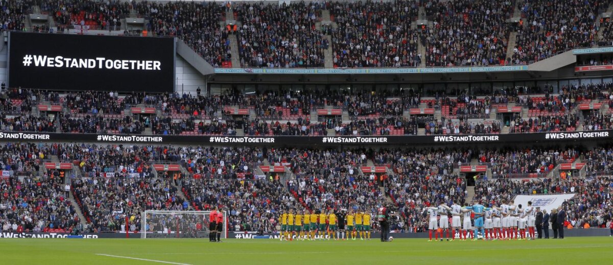 GALERIE FOTO Momente emoționante pe Wembley, înainte de meciul Anglia-Lituania