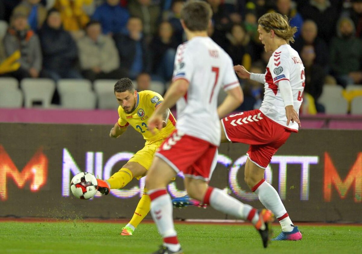 VIDEO+FOTO » Record negativ egalat de România după 69 de ani! Naționala noastră a terminat la egalitate cu Danemarca, 0-0, și șansele la calificare scad