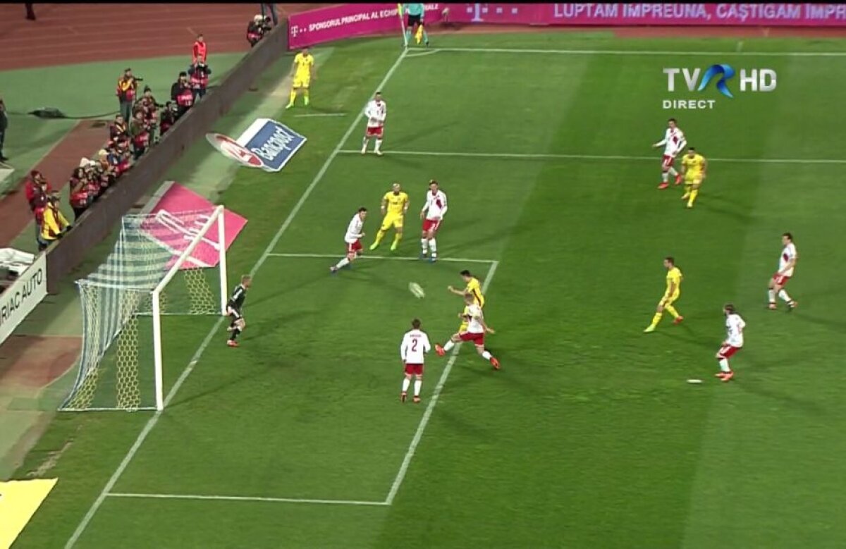 VIDEO+FOTO Ratare uluitoare a lui Keșeru, în prima jumătate de oră a meciului cu Danemarca! 