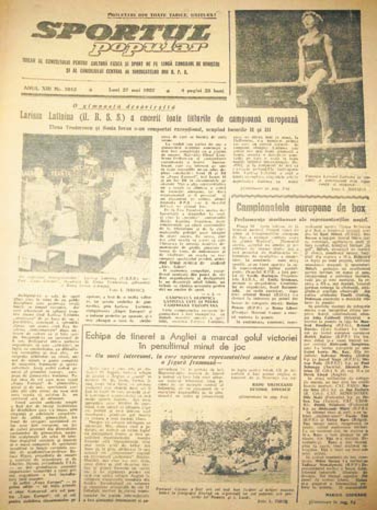 FOTO Povești de acum 60 de ani » Prefațăm Campionatele Europene de la Cluj: amintiri de la primul european organizat în România