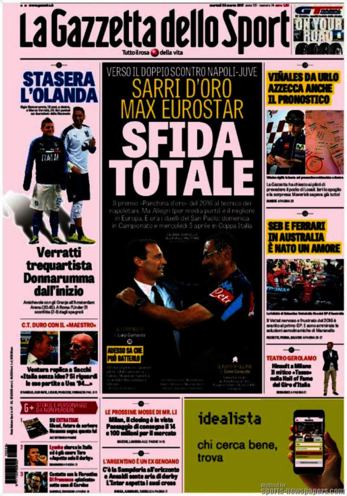 Ce scriu azi ziarele de sport din lume (28 martie 2017)