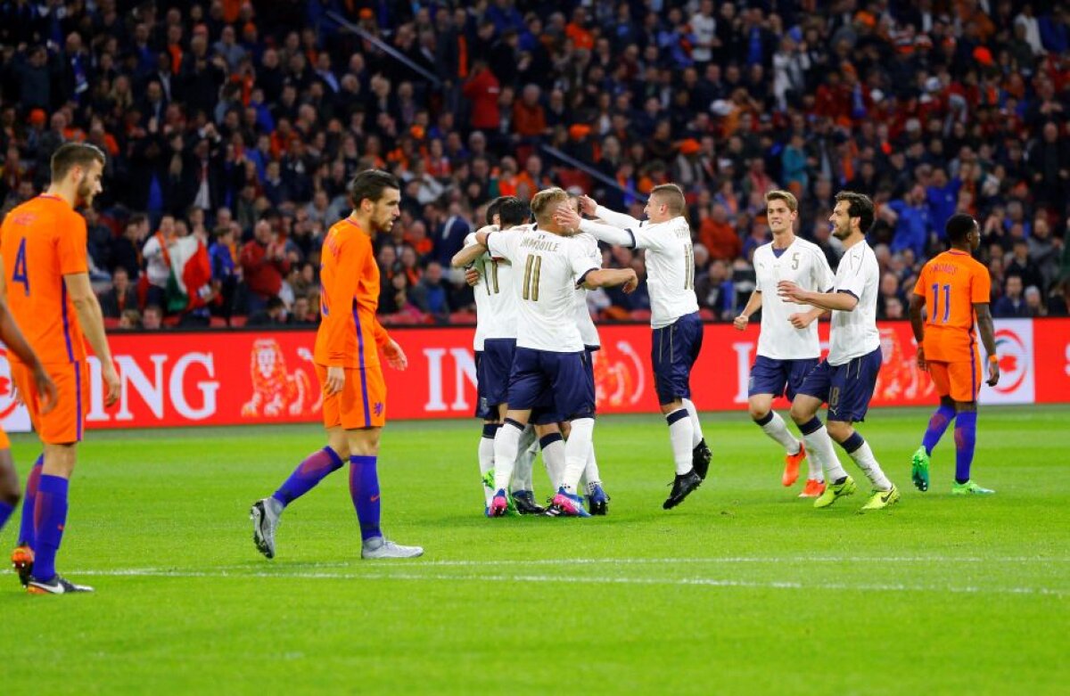 VIDEO + FOTO Amicale de lux între formaţiile europene » Olanda - Italia şi Franţa - Spania, cele mai spectaculoase confruntări