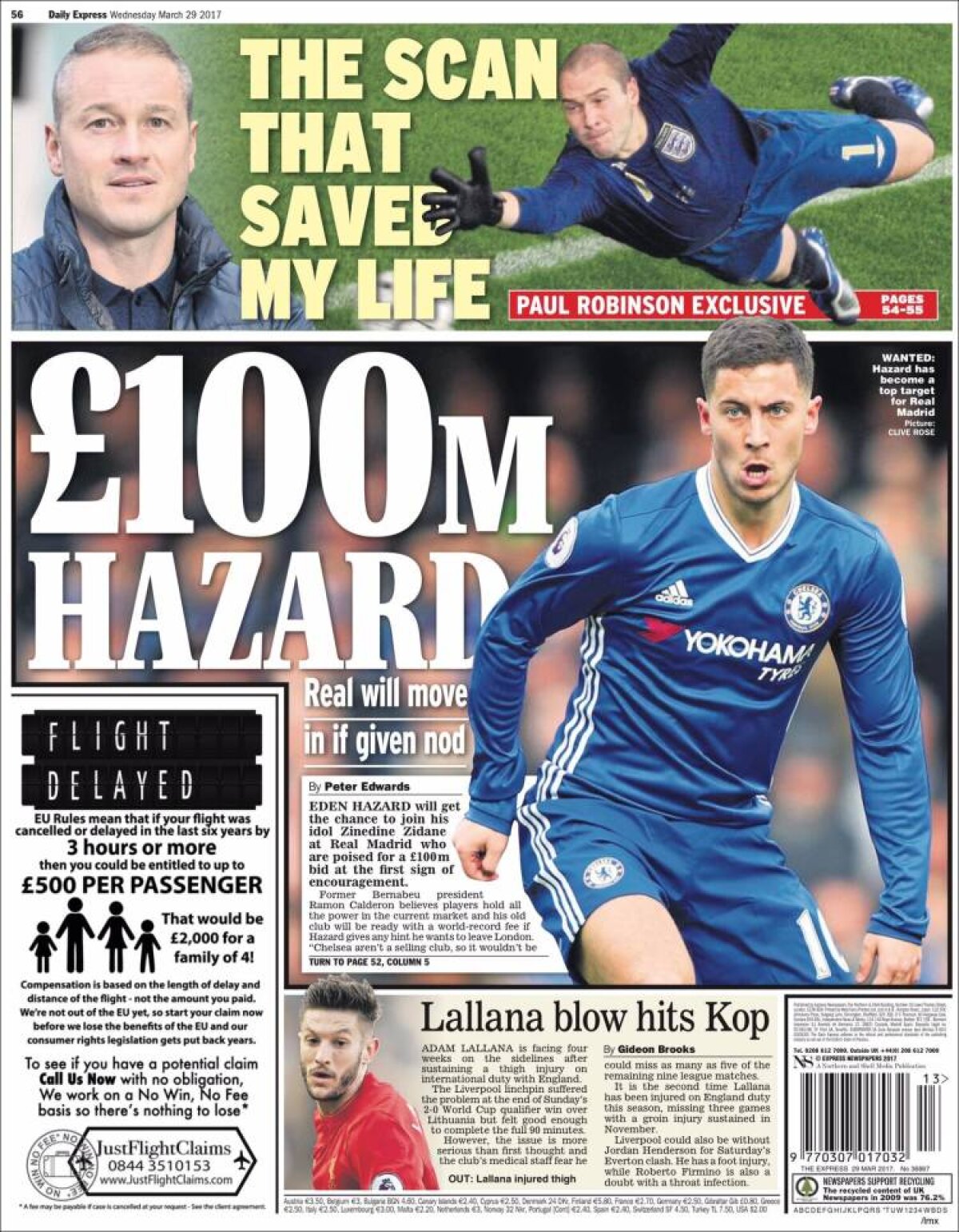 Ce scriu azi ziarele de sport din lume (29 martie 2017)