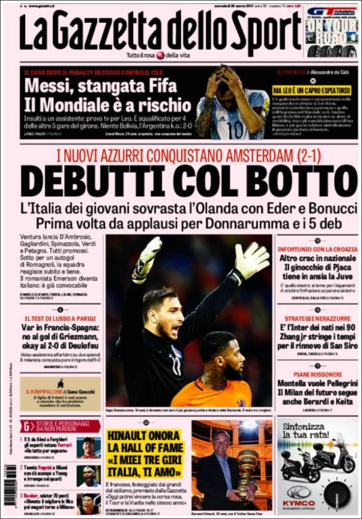 Ce scriu azi ziarele de sport din lume (29 martie 2017)