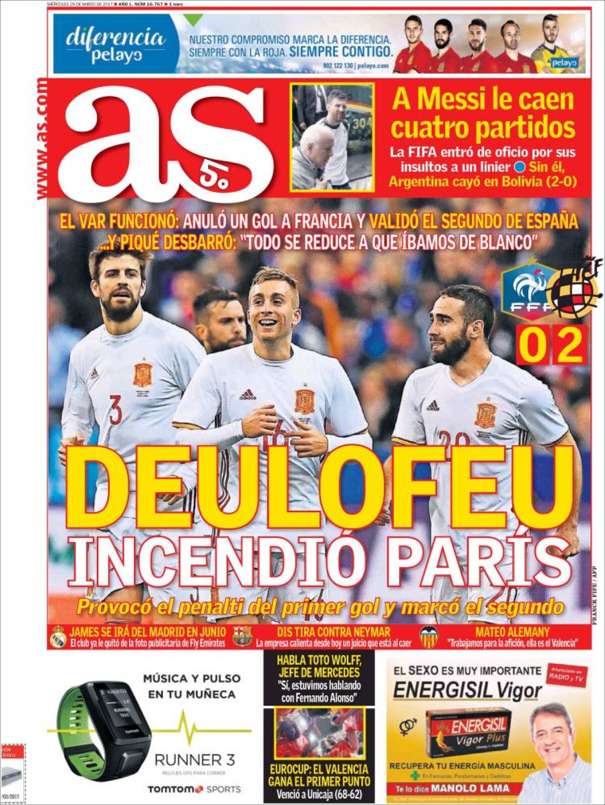 Ce scriu azi ziarele de sport din lume (29 martie 2017)