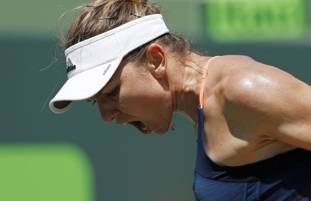 VIDEO + FOTO Halep, eliminată în sferturi la Miami după un meci dramatic cu Johanna Konta