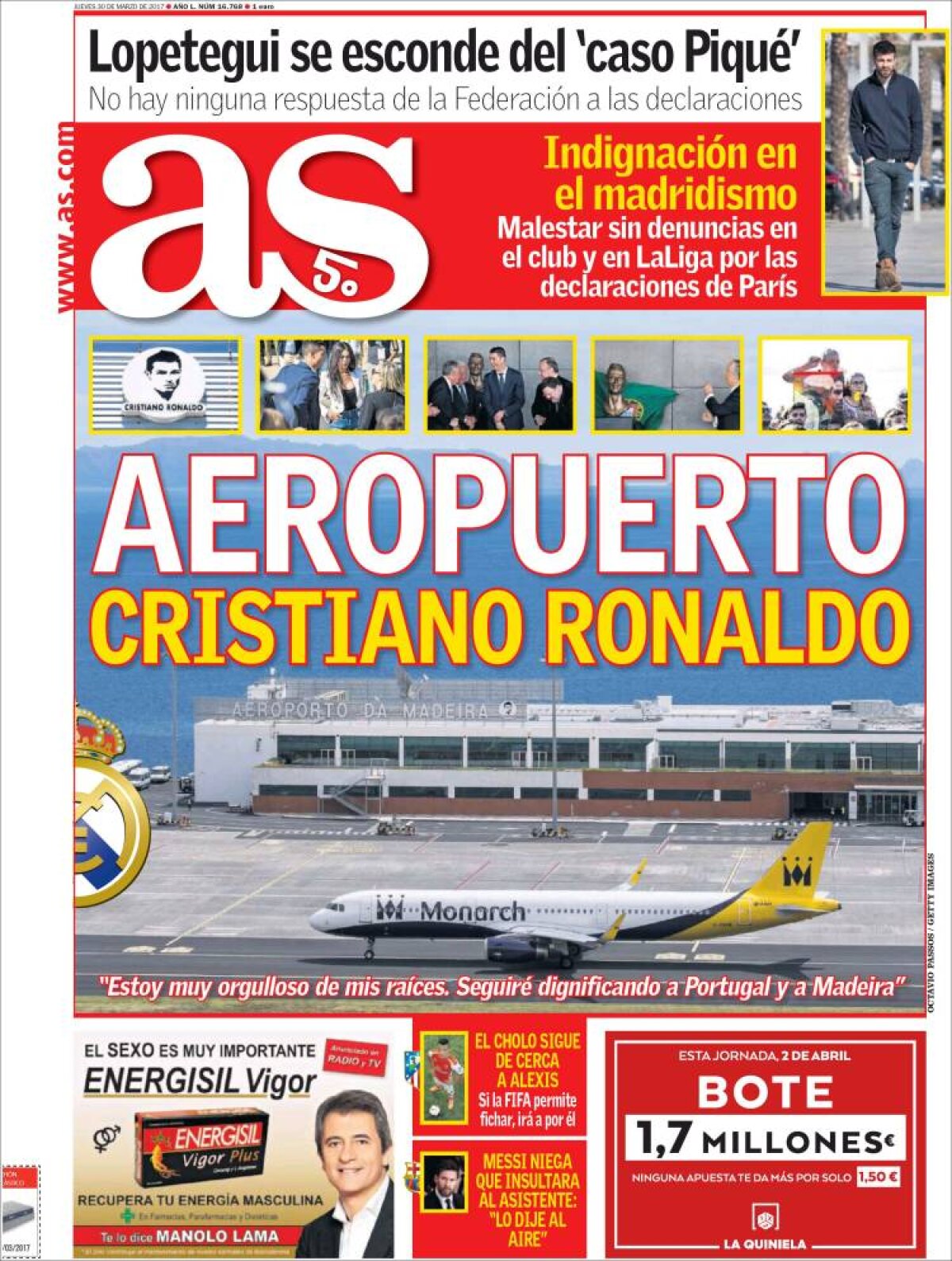 Ce scriu azi ziarele de sport din lume (30 martie 2017)