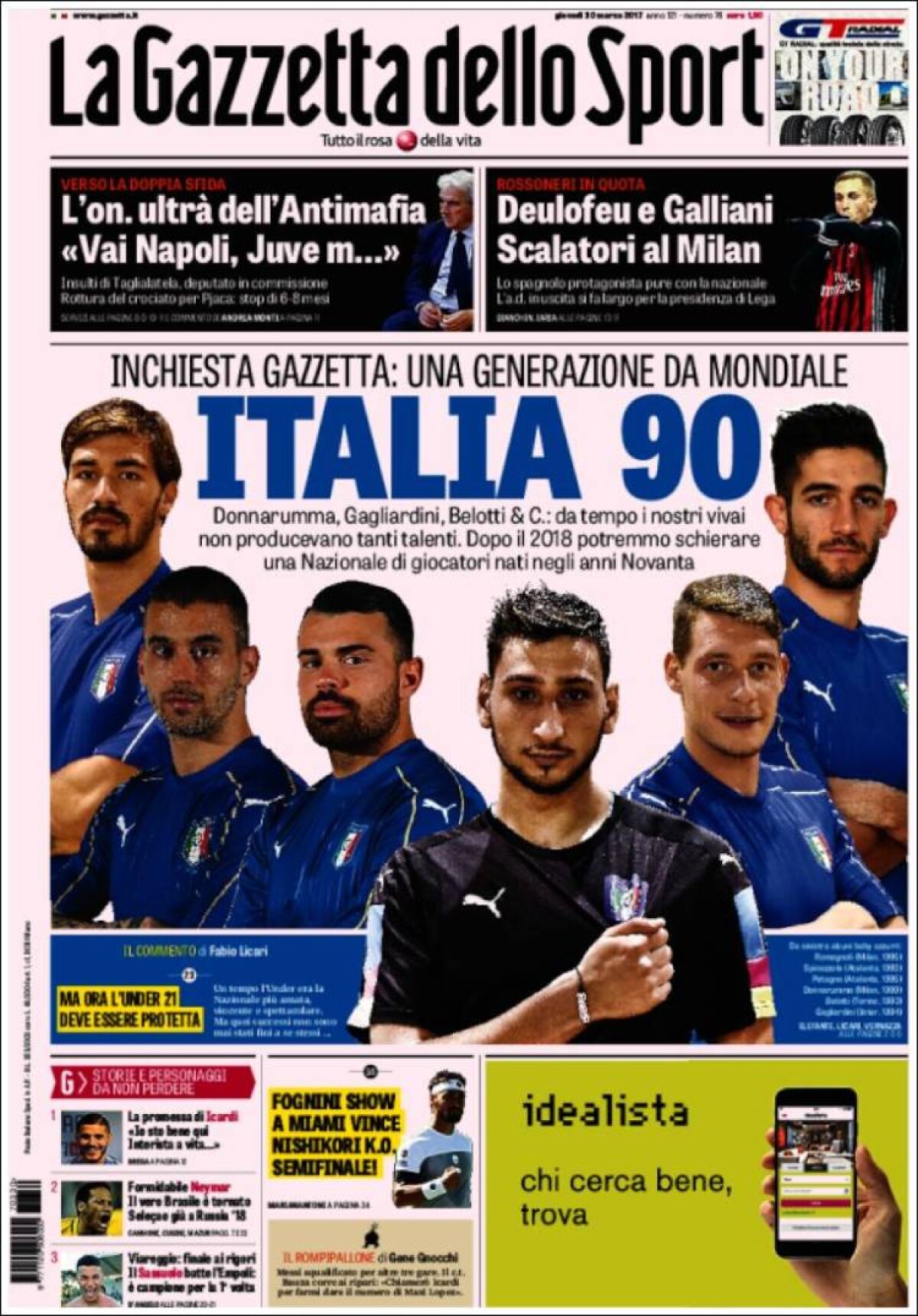 Ce scriu azi ziarele de sport din lume (30 martie 2017)