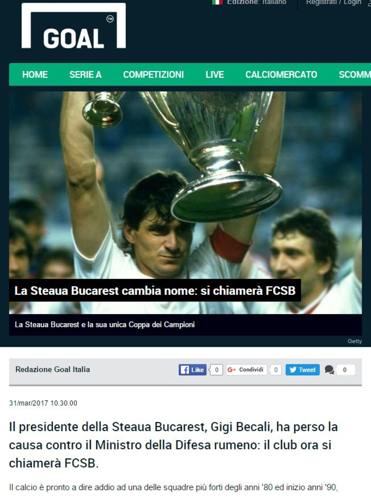 Presa internațională a reacționat: "Cine ești tu, FCSB?"