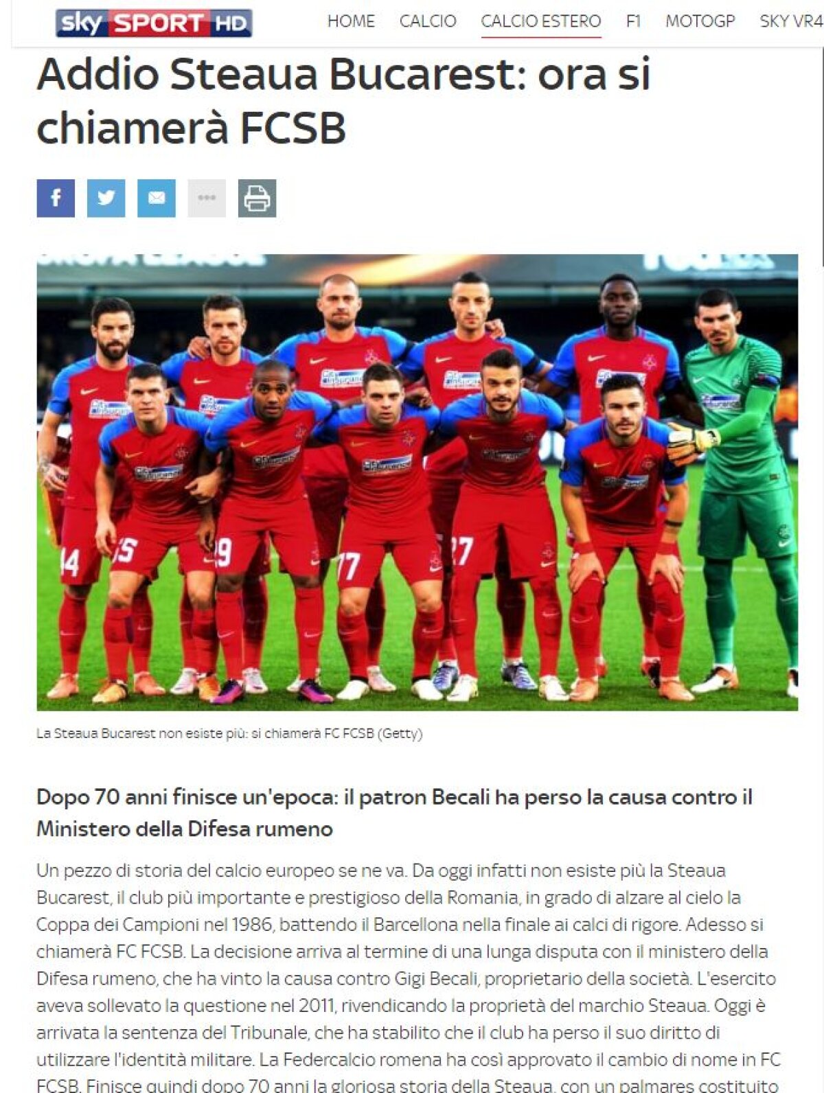 Presa internațională a reacționat: "Cine ești tu, FCSB?"