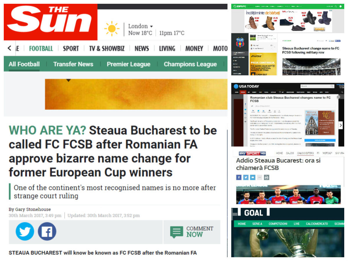 Presa internațională a reacționat: "Cine ești tu, FCSB?"