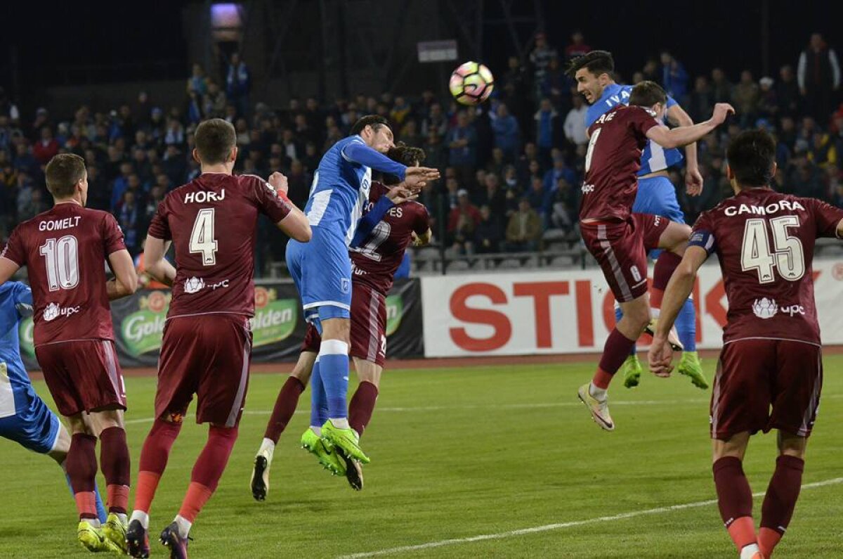 VIDEO+FOTO CFR Cluj a făcut instrucție cu CSU Craiova, scor 4-1 » Oltenii au terminat în 10 jucători