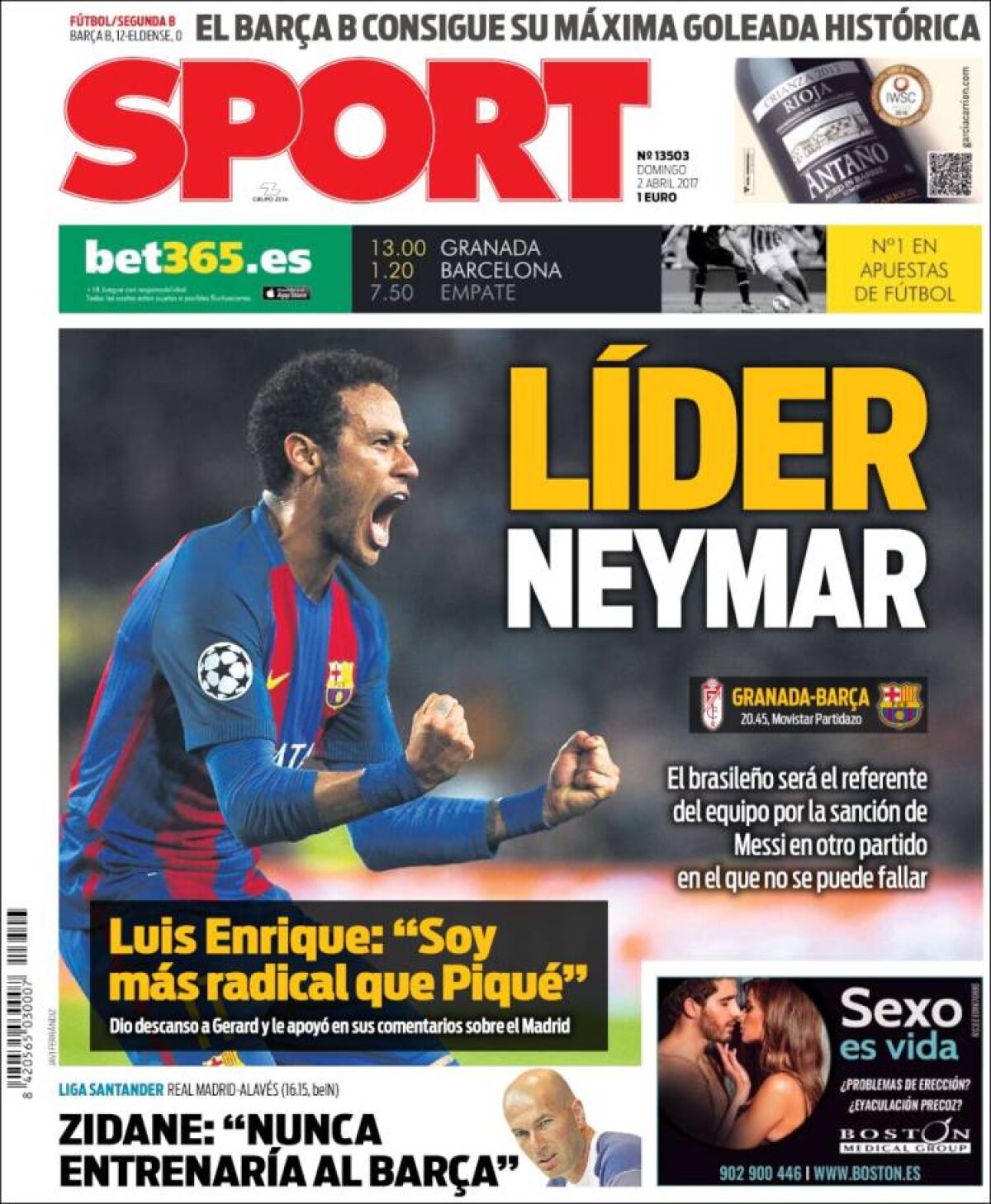 Ce scriu azi ziarele de sport din lume (2 aprilie 2017)