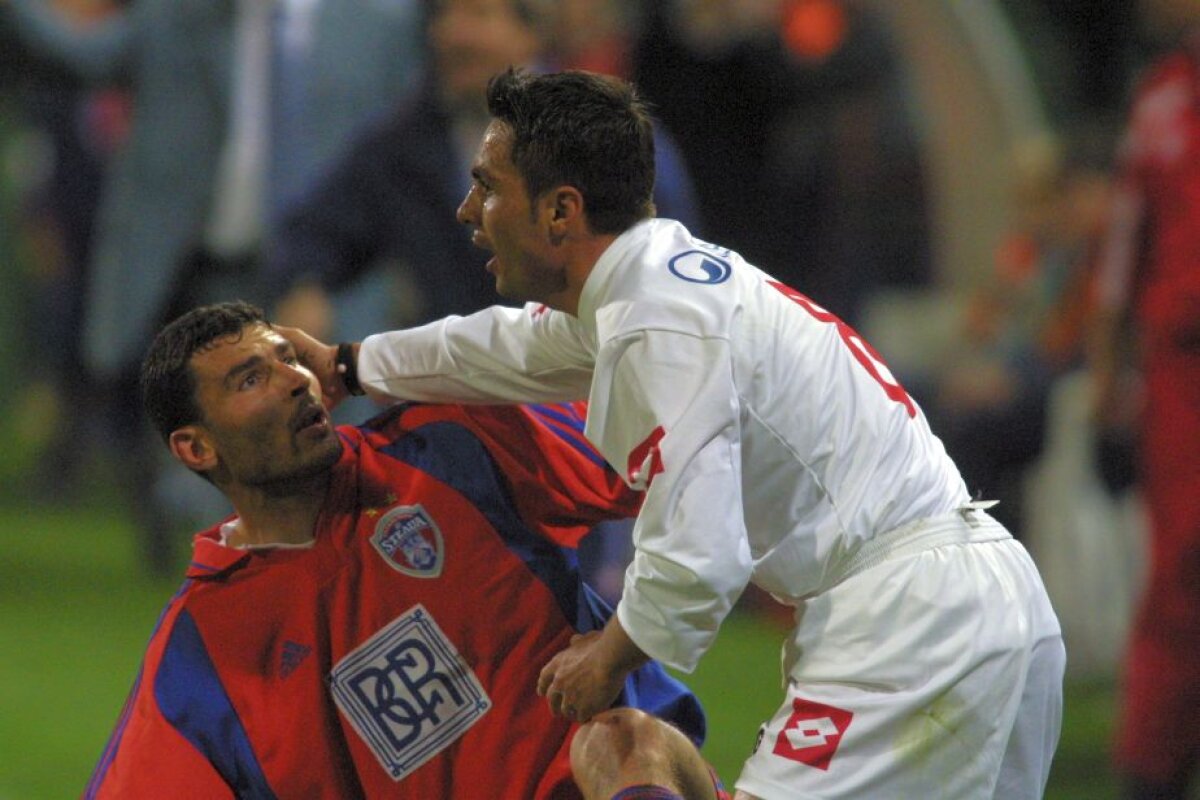 GALERIE FOTO Fără cola, dar cu noroi, torțe sau Hîldan și Adi Ilie pe teren! 50 de imagini care arată ce era cu adevărat un derby în România