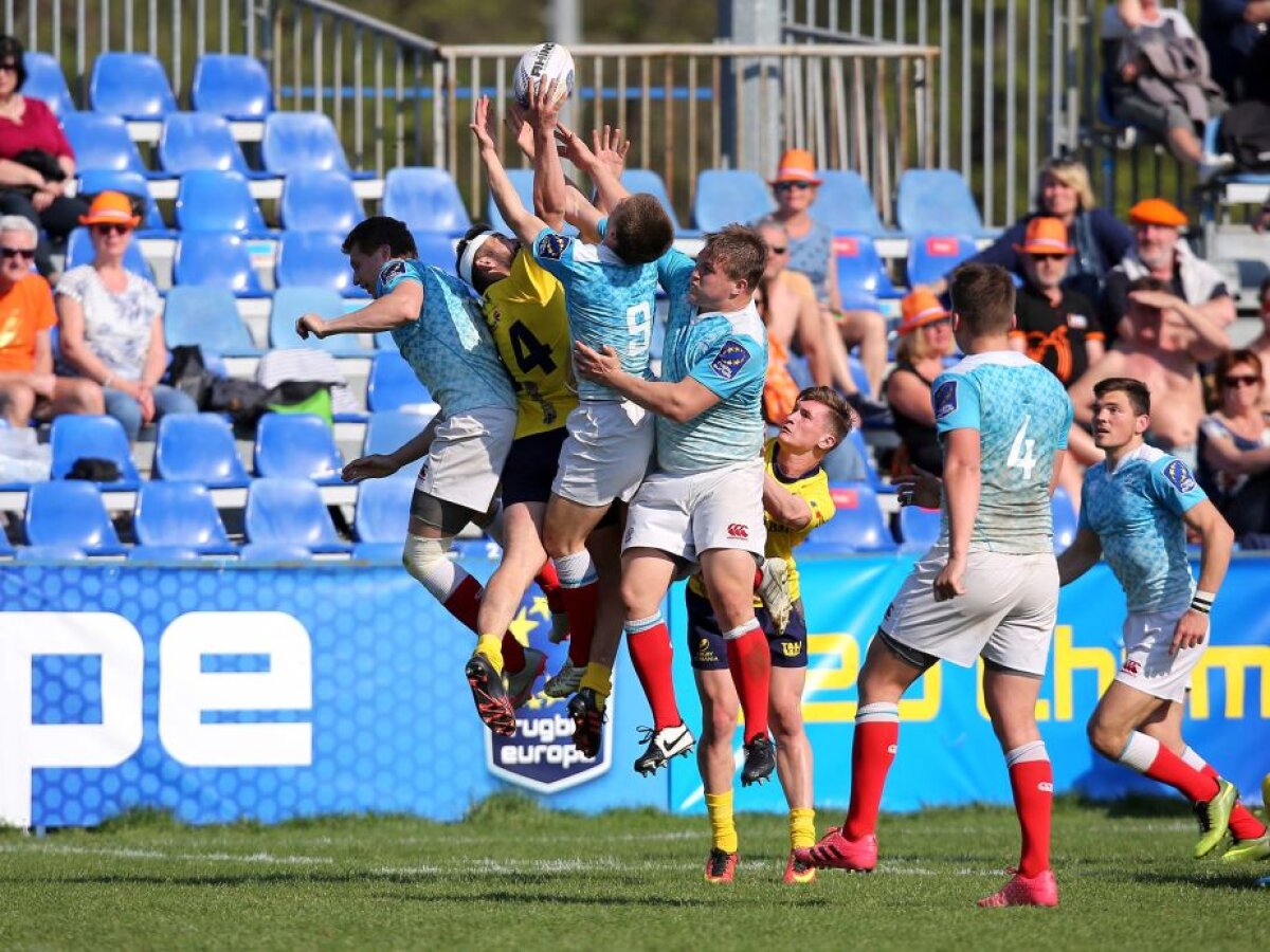 GALERIE FOTO Au ratat și finala, și bronzul » Cele mai reușite fotografii de la Campionatul European de rugby U20, competiție găzduită de București