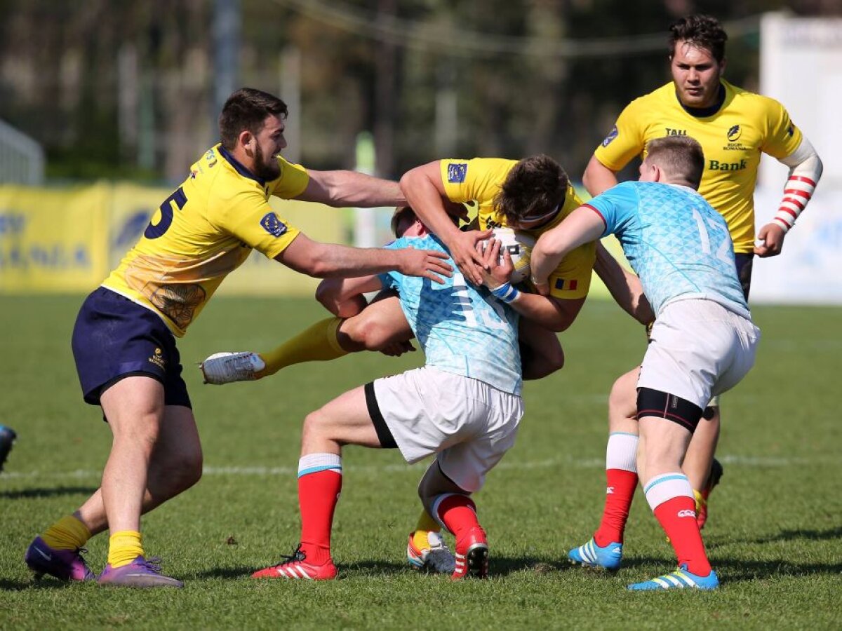 GALERIE FOTO Au ratat și finala, și bronzul » Cele mai reușite fotografii de la Campionatul European de rugby U20, competiție găzduită de București