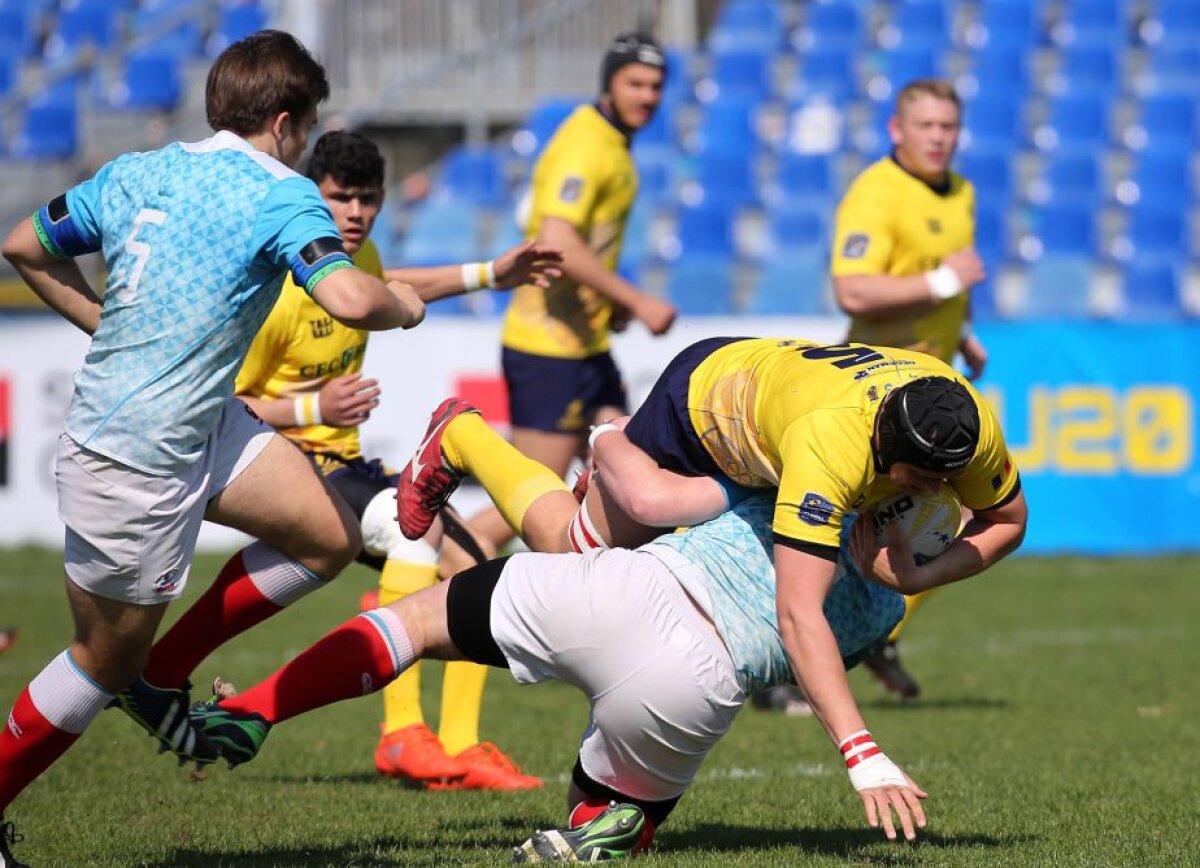 GALERIE FOTO Au ratat și finala, și bronzul » Cele mai reușite fotografii de la Campionatul European de rugby U20, competiție găzduită de București