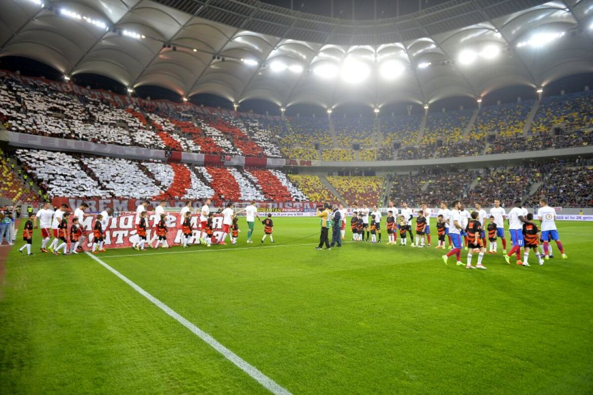 FOTO și VIDEO » FCSB, victorie după 10 meciuri în fața lui Dinamo » Partidă dramatică pe Arena Națională: 3 goluri, 2 eliminări, o bară