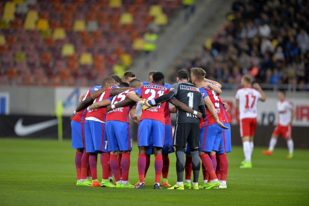 FOTO și VIDEO » FCSB, victorie după 10 meciuri în fața lui Dinamo » Partidă dramatică pe Arena Națională: 3 goluri, 2 eliminări, o bară