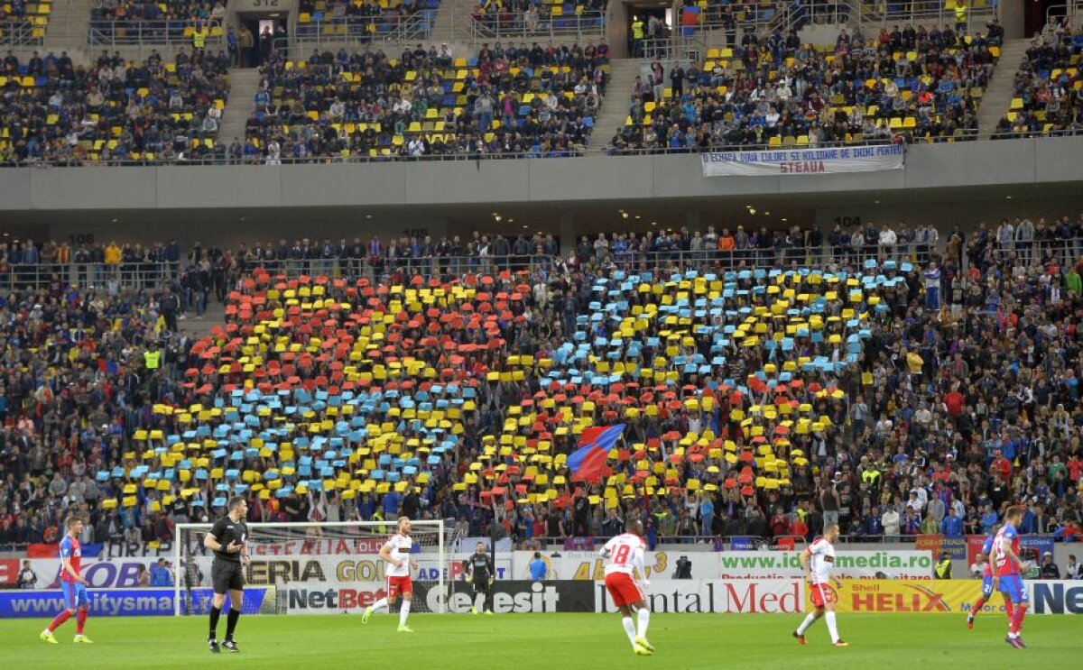 FOTO Epic fail! Pentru asta au făcut brainstorming pe facebook? » Prima "coregrafie" din era FCSB e... de dat uitării! :D