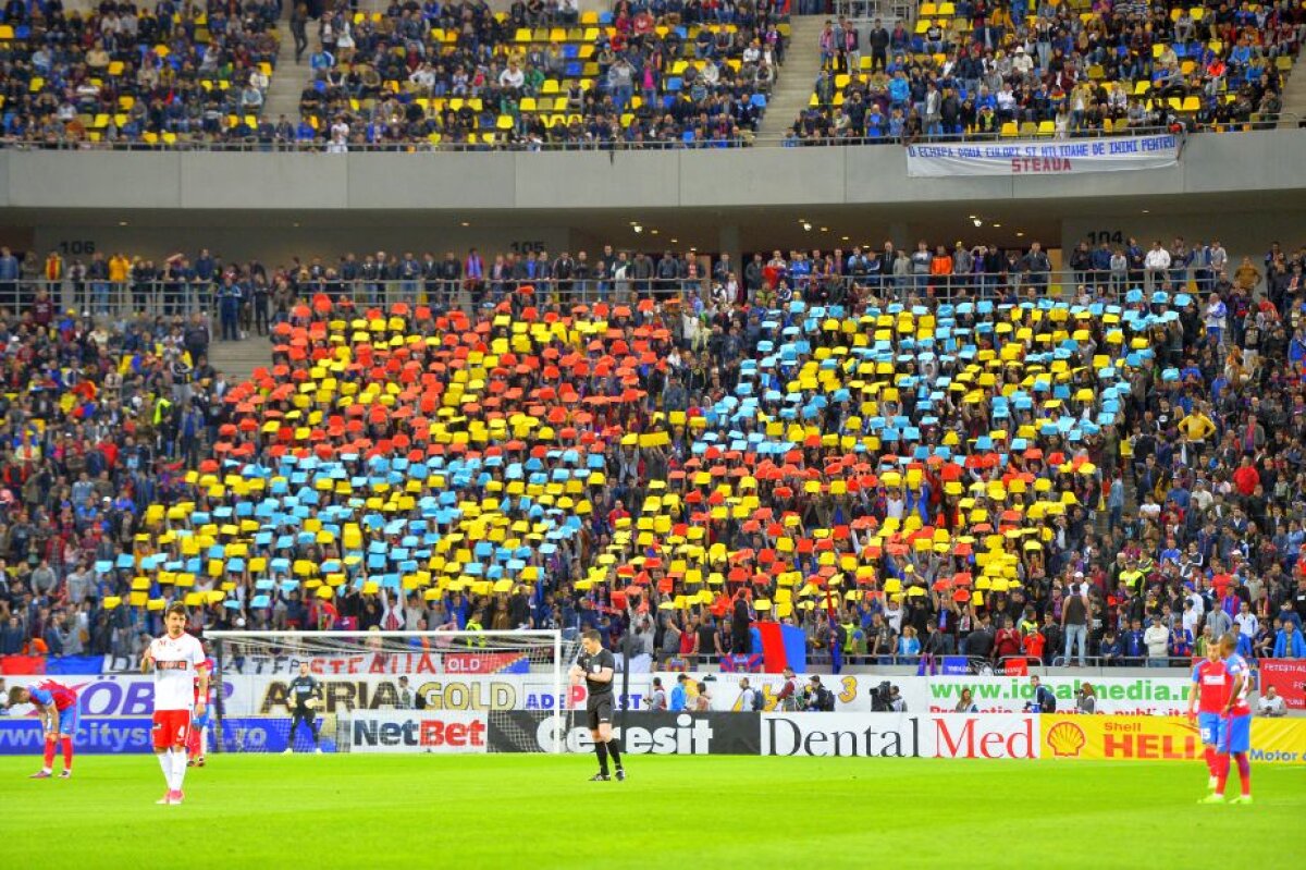 FOTO Epic fail! Pentru asta au făcut brainstorming pe facebook? » Prima "coregrafie" din era FCSB e... de dat uitării! :D