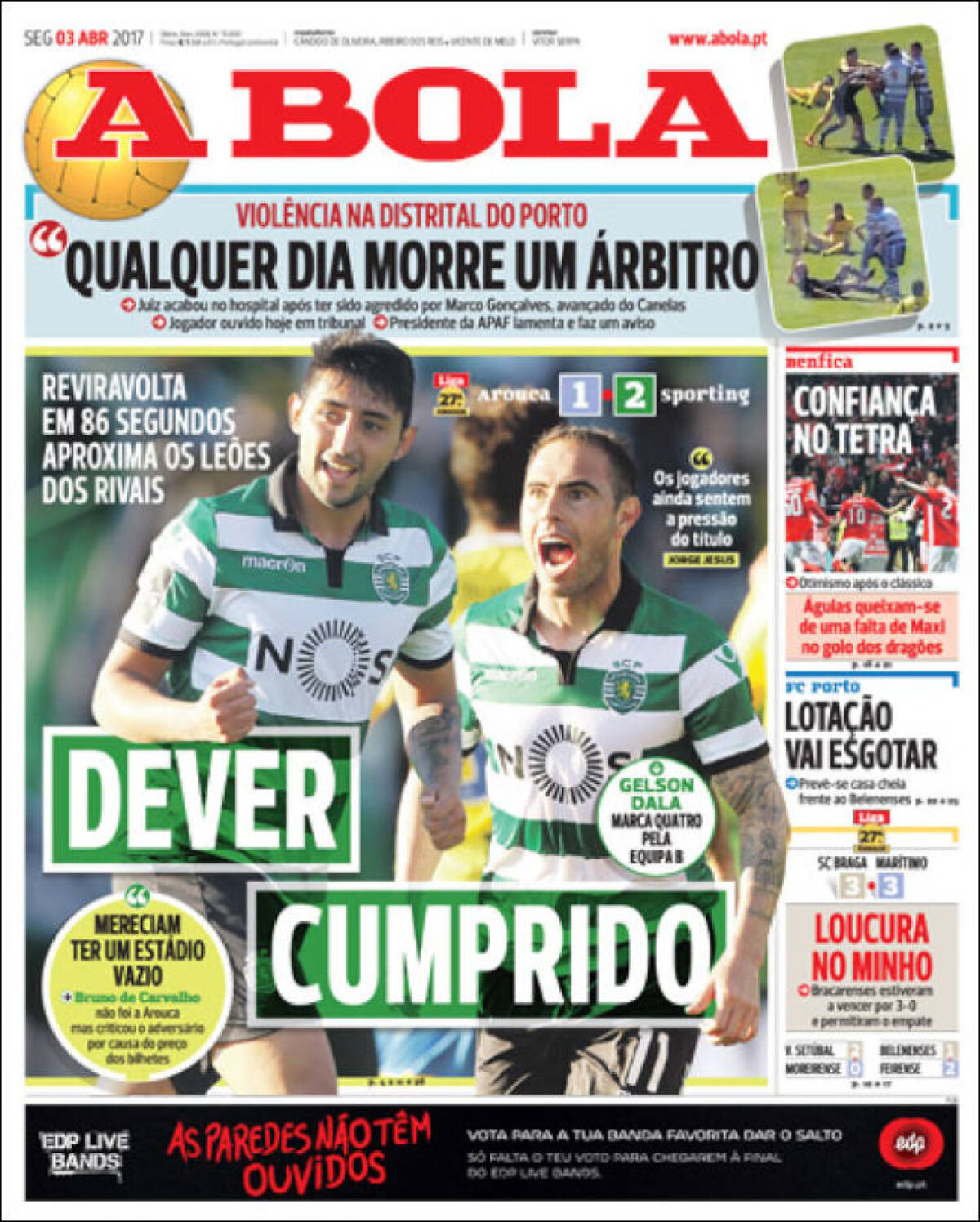 Ce scriu azi ziarele de sport din lume (3 aprilie 2017)