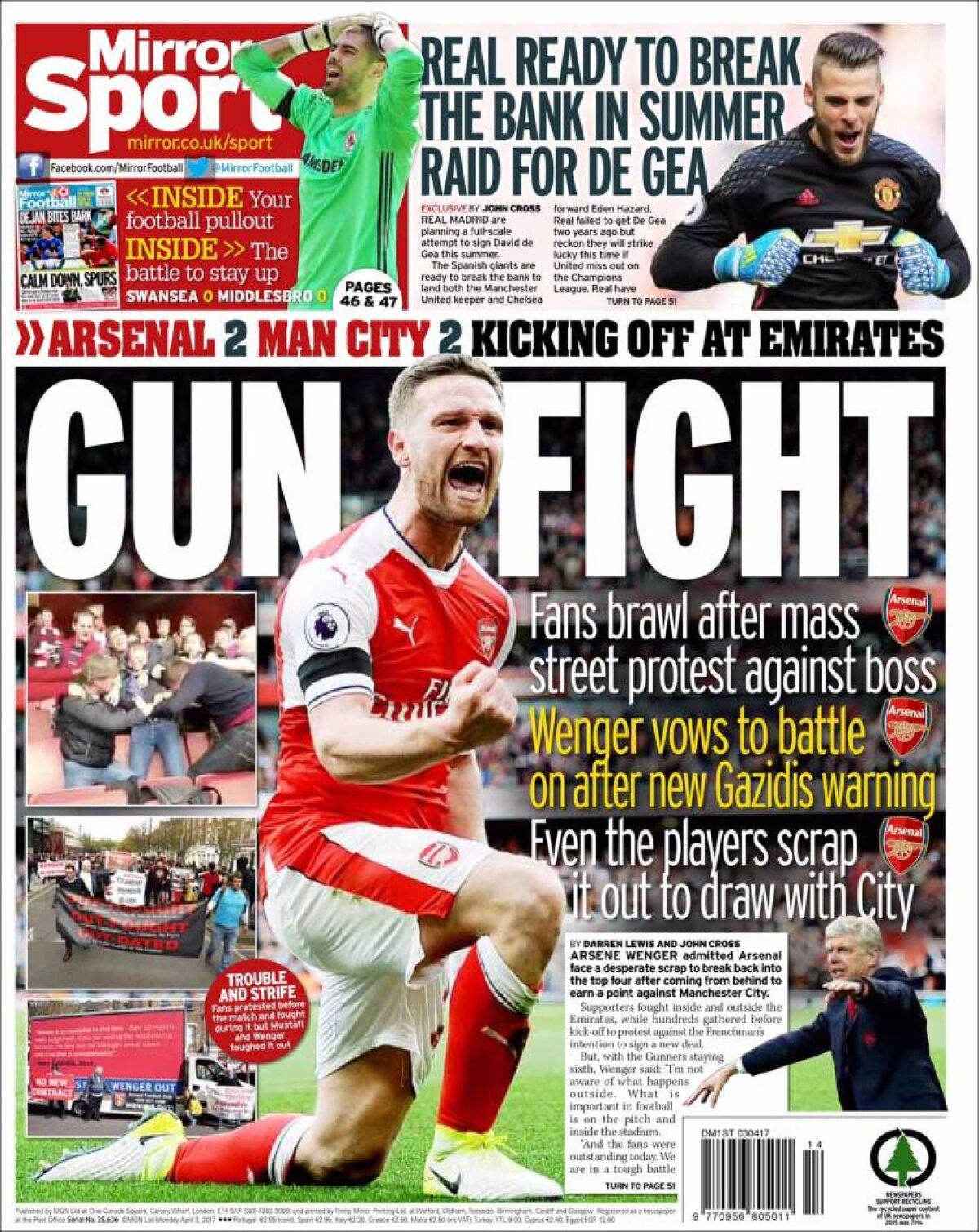 Ce scriu azi ziarele de sport din lume (3 aprilie 2017)