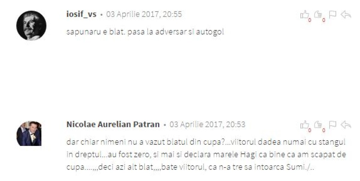 Internetul a luat foc » Avalanșă de comentarii acide după Astra - Viitorul 1-2: "Un blat ordinar, reciprocitate Cupă-campionat!"