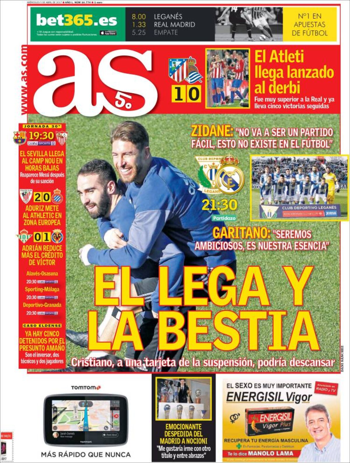 Ce scriu azi ziarele de sport din lume (5 aprilie 2017)