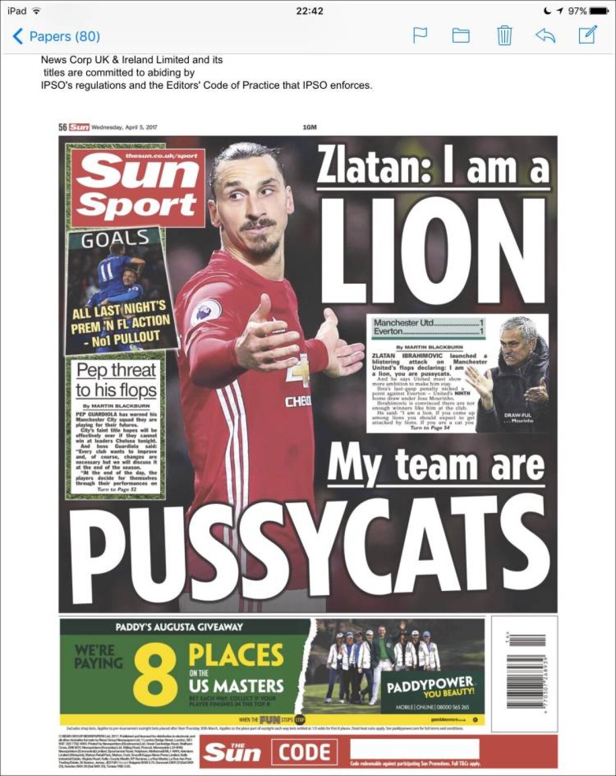 Ce scriu azi ziarele de sport din lume (5 aprilie 2017)