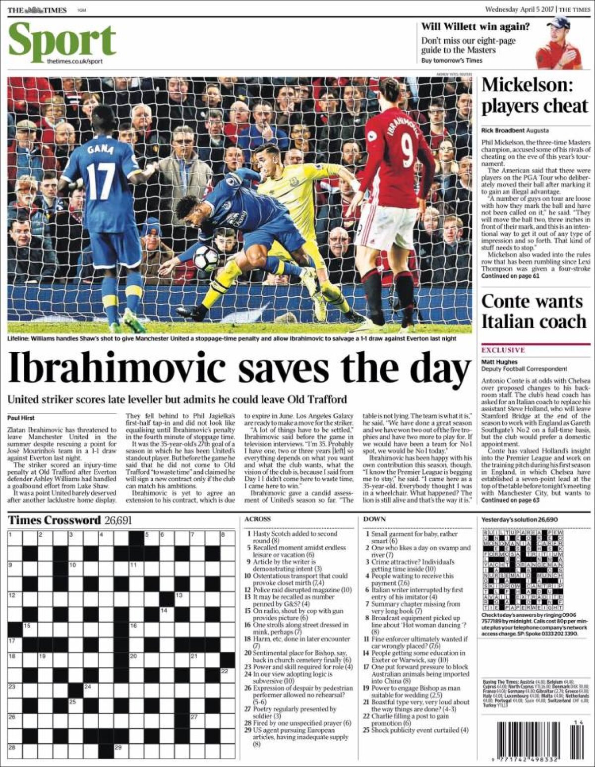 Ce scriu azi ziarele de sport din lume (5 aprilie 2017)