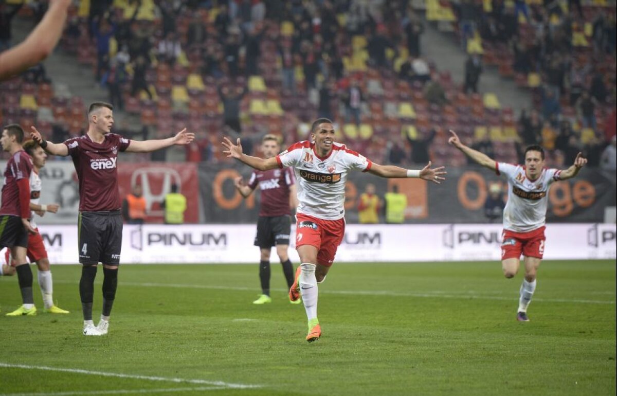 FOTO și VIDEO Premiere la Dinamo: prima victorie în play-off, 2-0 cu CFR Cluj, + Rivaldinho, primul gol