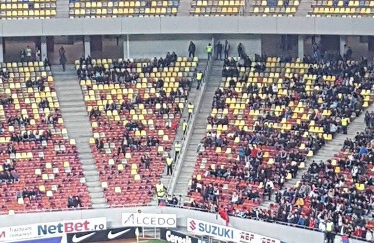 VIDEO + FOTO EXCLUSIV Ce nu s-a văzut la TV » Firma de pază, complet depășită de fanii FCSB-ului