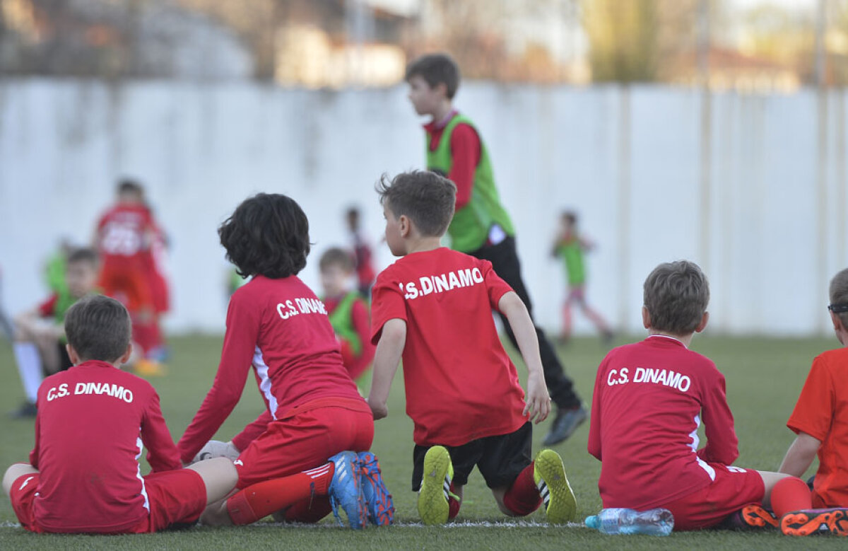 Galerie FOTO "Copiii" lui Badea » Gazeta a fost în vizită la grupele de juniori ale CS Dinamo: cine e ”Lăcătuș” din Groapă