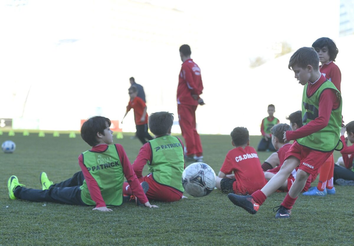 Galerie FOTO "Copiii" lui Badea » Gazeta a fost în vizită la grupele de juniori ale CS Dinamo: cine e ”Lăcătuș” din Groapă