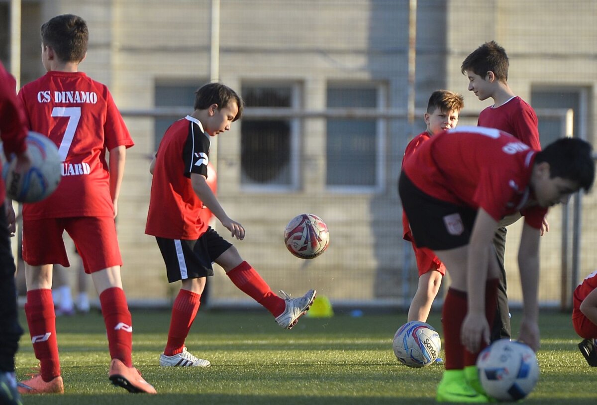 Galerie FOTO "Copiii" lui Badea » Gazeta a fost în vizită la grupele de juniori ale CS Dinamo: cine e ”Lăcătuș” din Groapă