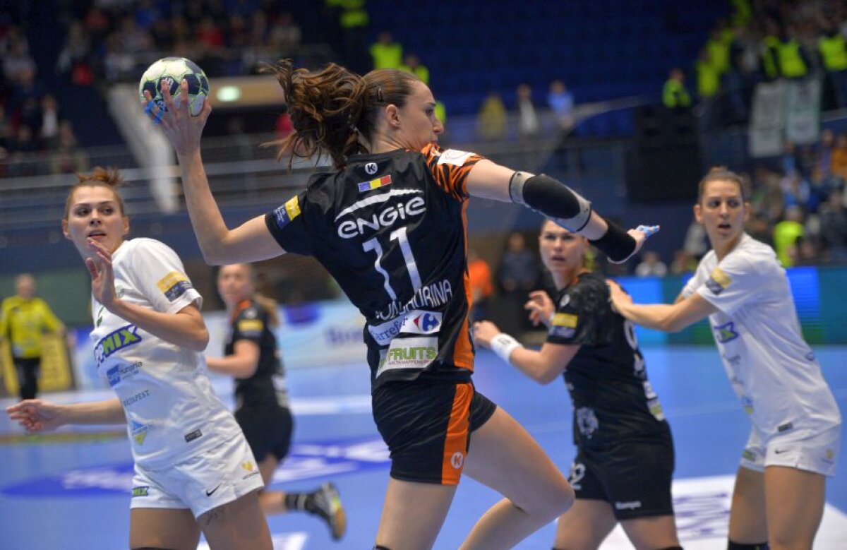 FOTO CSM București, victorie în meciul tur cu Ferencvaros, în "sferturile" Ligii Campionilor!