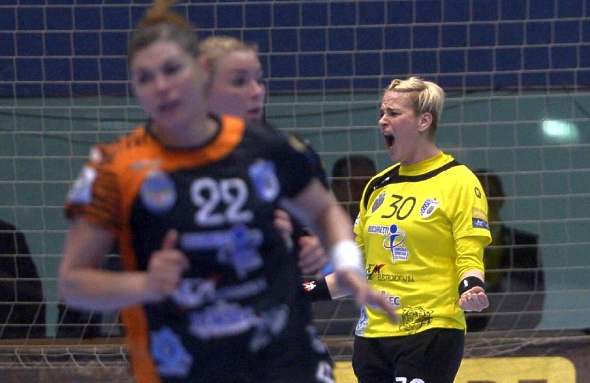 FOTO CSM București, victorie în meciul tur cu Ferencvaros, în "sferturile" Ligii Campionilor!