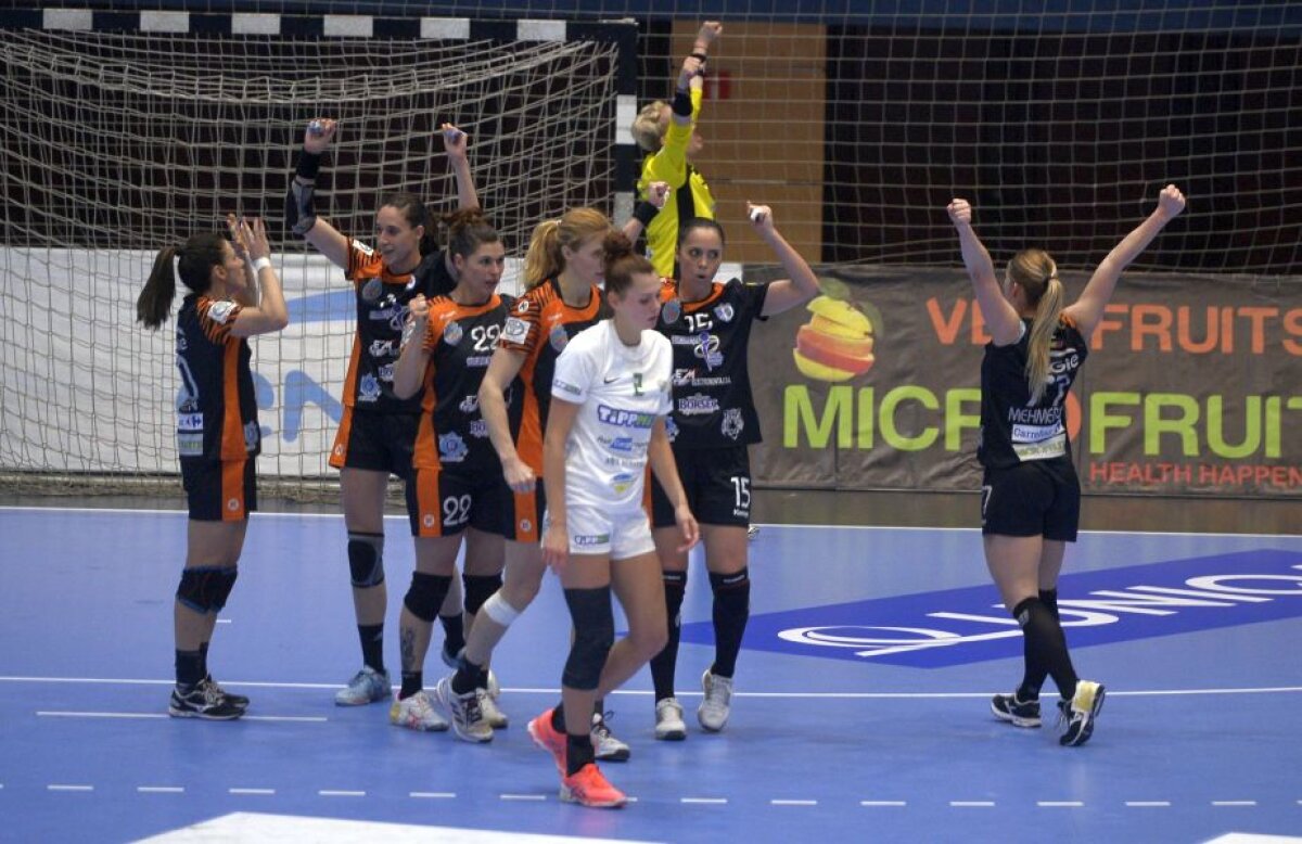 FOTO CSM București, victorie în meciul tur cu Ferencvaros, în "sferturile" Ligii Campionilor!