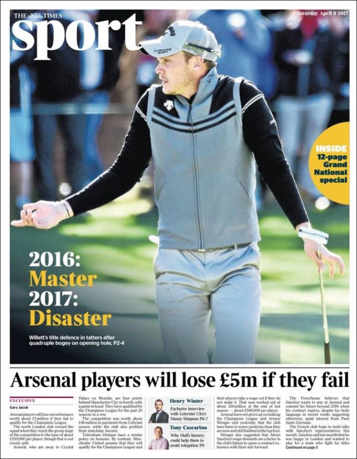 Ce scriu azi ziarele de sport din lume (8 aprilie 2017)