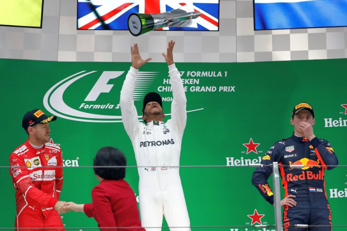 GALERIE FOTO Imagini din Marele Premiu al Chinei! Hamilton s-a impus în a doua cursă din CM de Formula 1! Probleme pentru Alonso