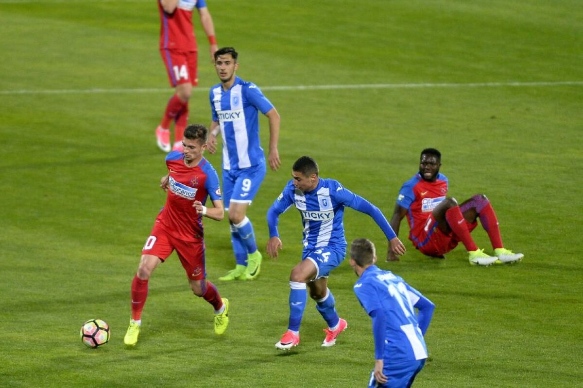 VIDEO+FOTO » Gigi, primul de Paști! FCSB învinge CSU Craiova, la Severin, în fața a 10.000 de oameni, scor 1-0, și se distanțează la două puncte de Viitorul