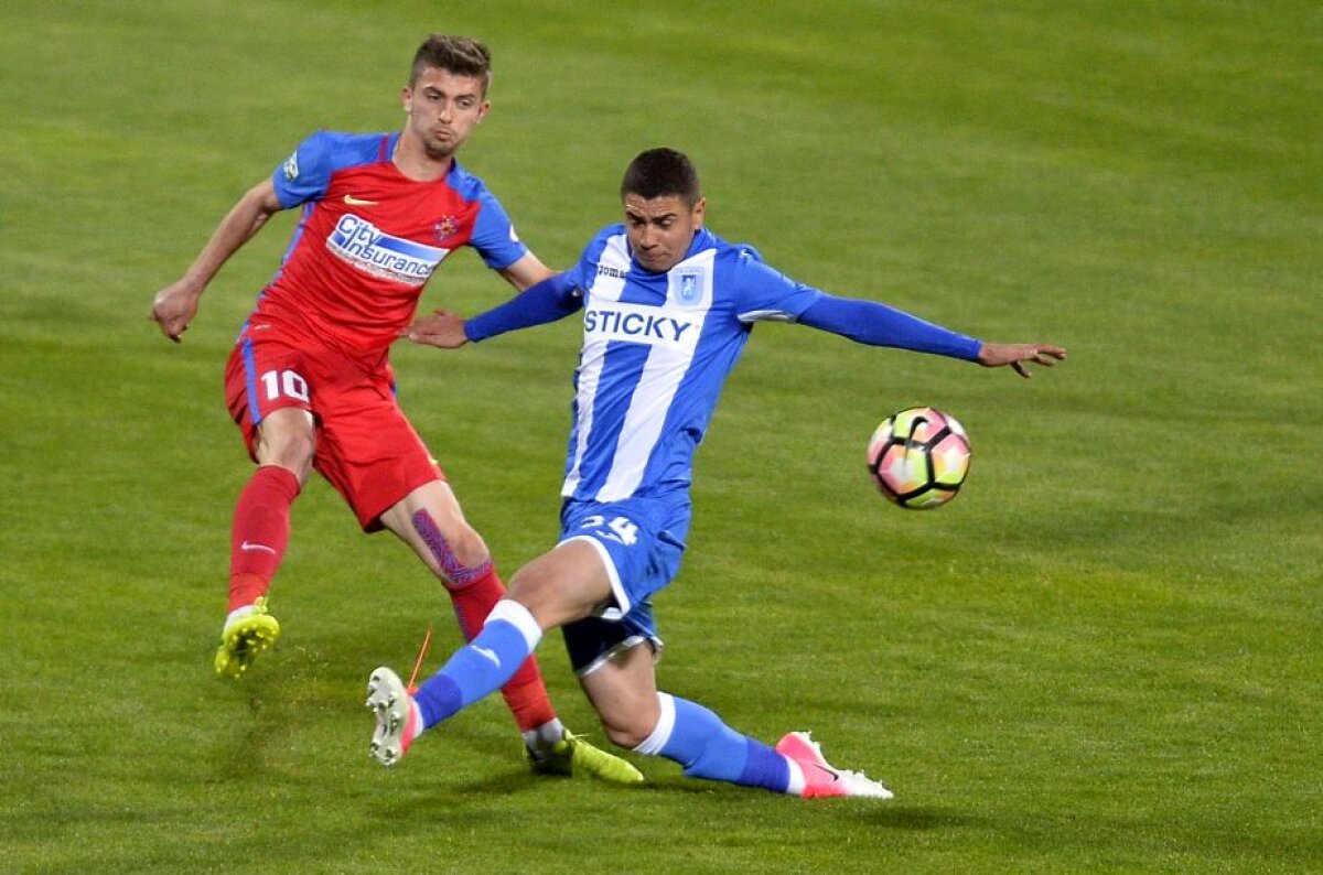 VIDEO+FOTO » Gigi, primul de Paști! FCSB învinge CSU Craiova, la Severin, în fața a 10.000 de oameni, scor 1-0, și se distanțează la două puncte de Viitorul