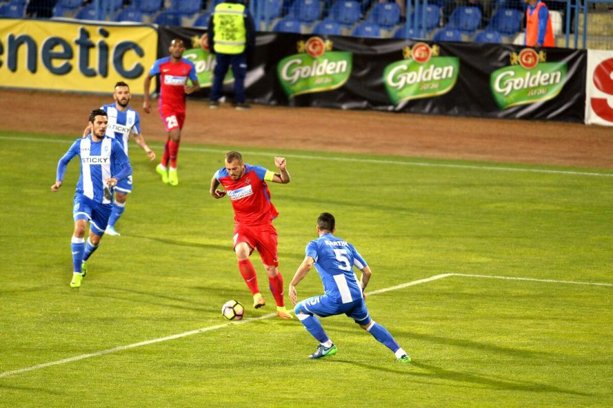 VIDEO+FOTO » Gigi, primul de Paști! FCSB învinge CSU Craiova, la Severin, în fața a 10.000 de oameni, scor 1-0, și se distanțează la două puncte de Viitorul