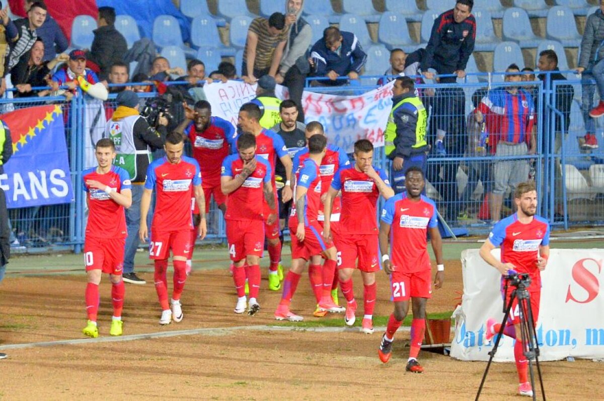 VIDEO+FOTO » Gigi, primul de Paști! FCSB învinge CSU Craiova, la Severin, în fața a 10.000 de oameni, scor 1-0, și se distanțează la două puncte de Viitorul