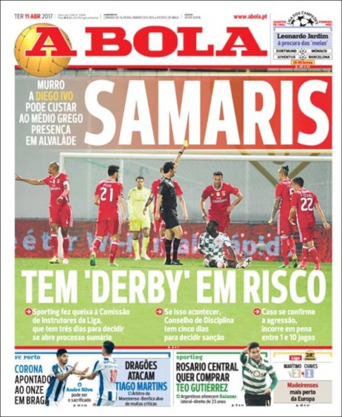 Ce scriu azi ziarele de sport din lume (11 aprilie 2017)